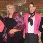 Adult Short Story Competition Writers - rom the left, Marilyn Kleiber (honourable mention), Susan McCrae (honourable mention), Jennifer Hutchison (second) and Isobel Raven (third). Helen Rossiter, first place, could not be present for the ceremony- Photo by Pauline Kerr, Wingham Advance Times