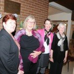 Adult Category Finalists and Winners - from the left, Marilyn Kleiber (honourable mention), Susan McCrae (honourable mention), Jennifer Hutchison (second) and Isobel Raven (third).